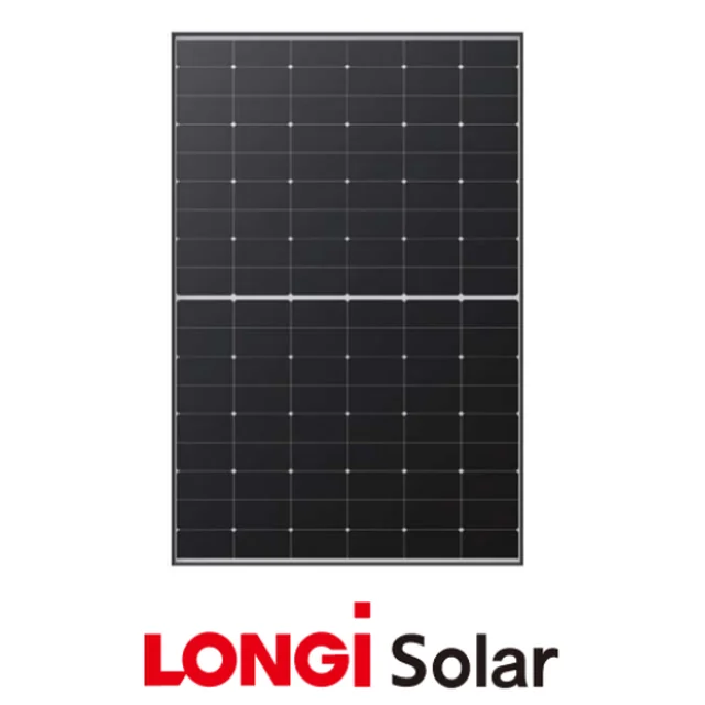 LONGI LR5-54HTH 9BB Half Cut MONO 435W Must raam