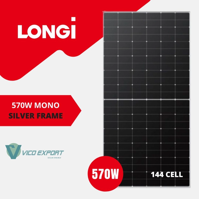 Longi LR5-72HTH-570M // Longi 570W Panel słoneczny