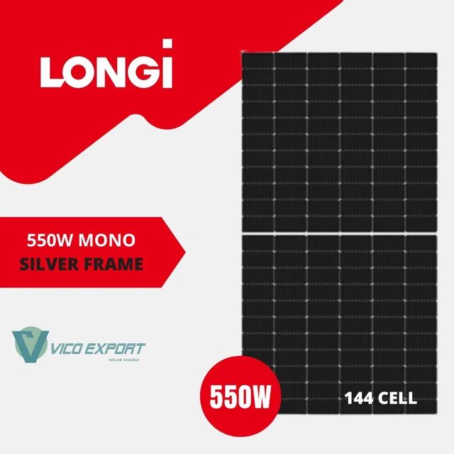 Longi Solar // 550W Solar Panel (LR5-72HPH-550M) - MerXu