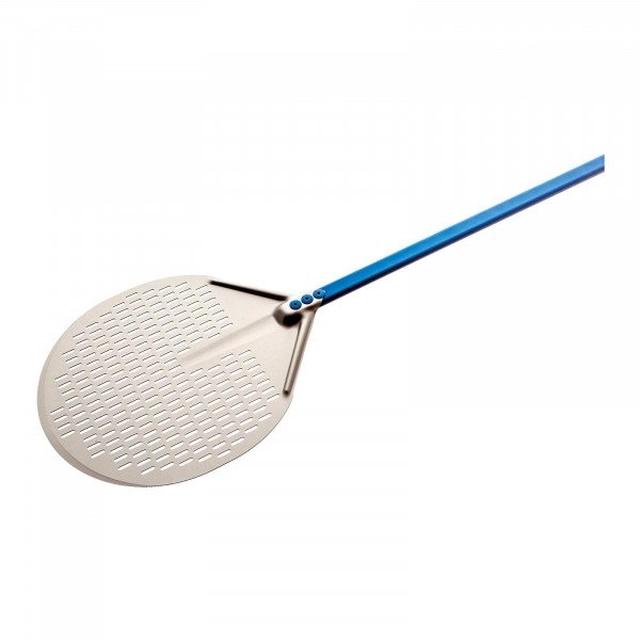 Łopata do pizzy - Ø45 cm - perforowana - uchwyt: 60 cm - aluminium anodowane GI.METAL 10450046 A-45F/60