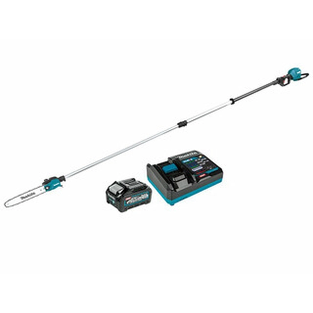 Lopper pentru înălțimea bateriei UA004GM101 Makita 40 V | Lungimea de tăiere 300 mm | Înălțime 2800 - 4000 mm | Fără perii de cărbune | 1 x 2,5 Ah baterie + încărcător | Într-o cutie de carton