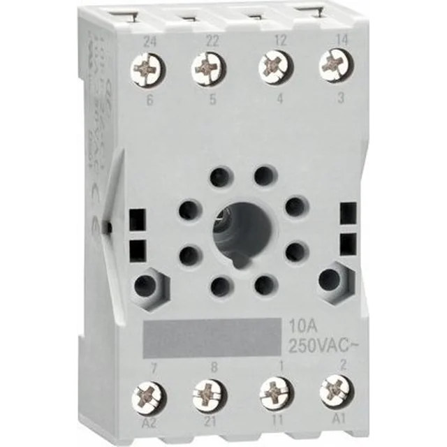 Lovato Electric 8-Pin-Sockel für 2 C/O-Industrierelais, ohne Federklemme, Schraubklemmen