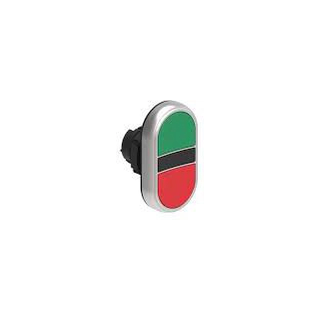 Lovato Electric Dvojni zeleni/rdeči gumbni pogon s povratno vzmetjo (LPCB7113)