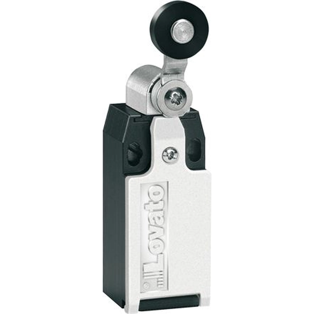 Lovato Electric Limit switch 1R 1Z snap action tilting lever with roller material (KBE2S11)