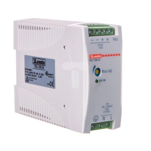 Lovato Electric Zasilacz jednofazowy 100-240V AC/24V DC 30W 1,25A (modulación)