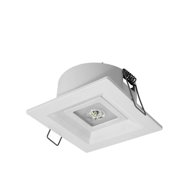 LOVATO P ECO LED avarinis šviestuvas 3W 325lm 1h vienkartinės baltos spalvos