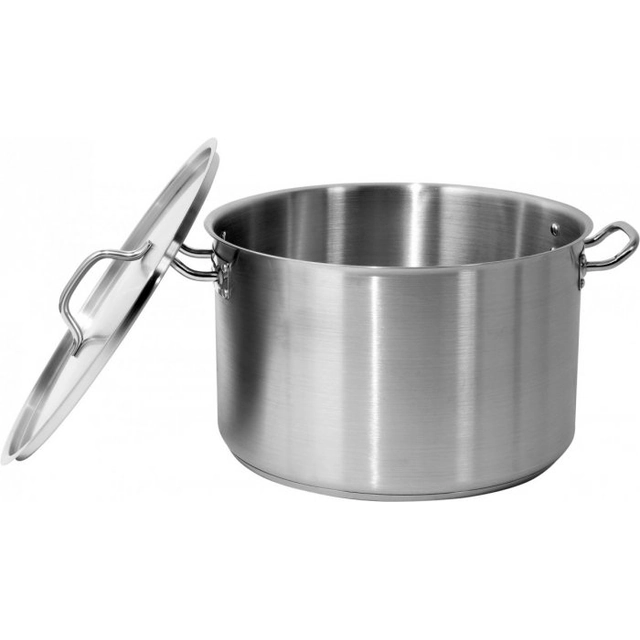 4 Pc Stainless Steel Large Catering Cooking Stock Pot Pans With Handles &  Lids