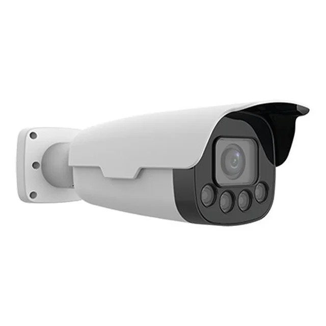 LPR IP-camera, 2 MP resolutie, 4.7-47 mm lens, IK10, PoE, gemotoriseerde zoom, IR 50M, Starlight - UNV HC121-TS8CR-Z