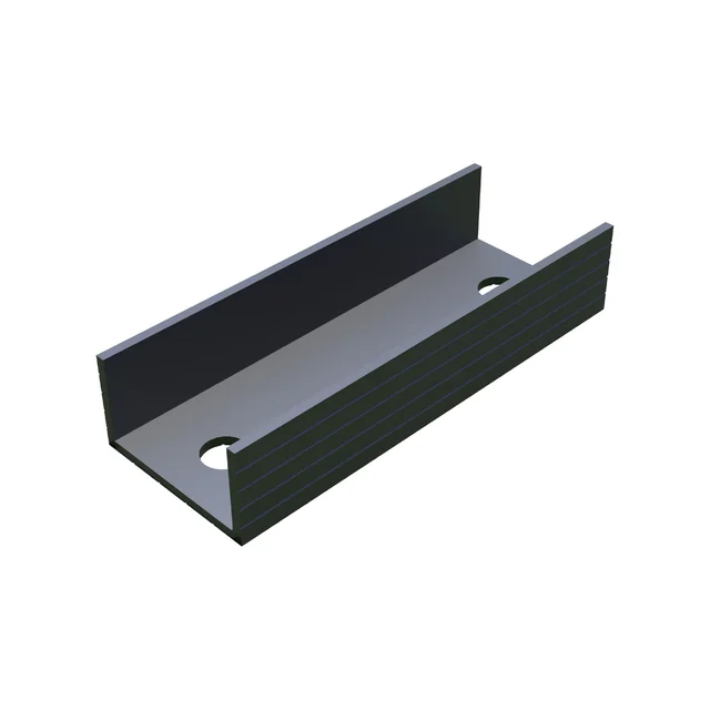 LS - CZ- Conector de carril 120x45 negro