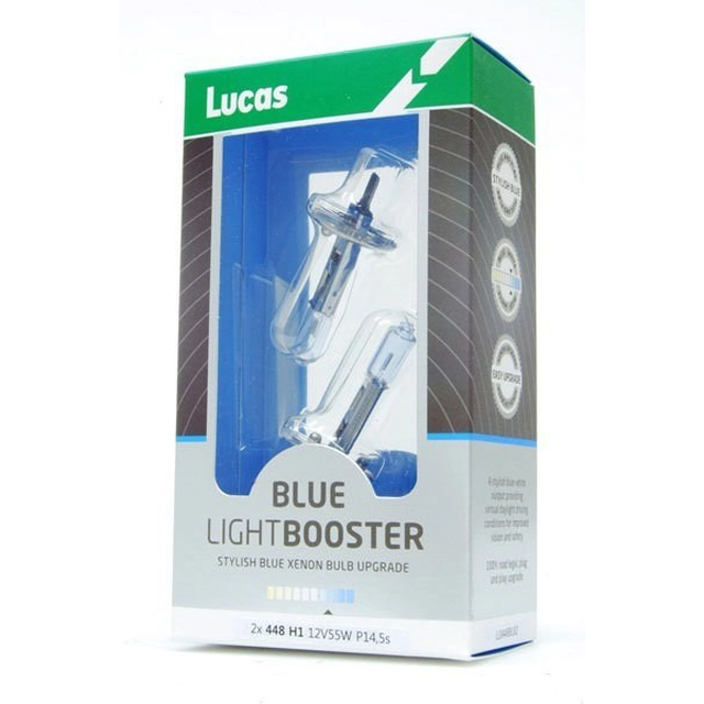 LUCAS H1 BLUE LIGHT BOOSTER 24V 70W P14,5s, DOBOZ, (LLX466BLX2)