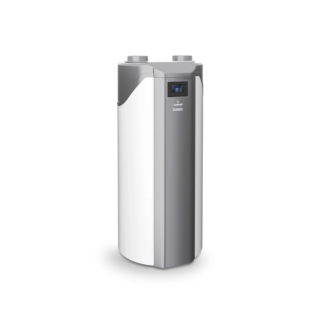Luchtwarmtepomp voor sanitair warm waterBasic met tank 200 l.met batterij V4