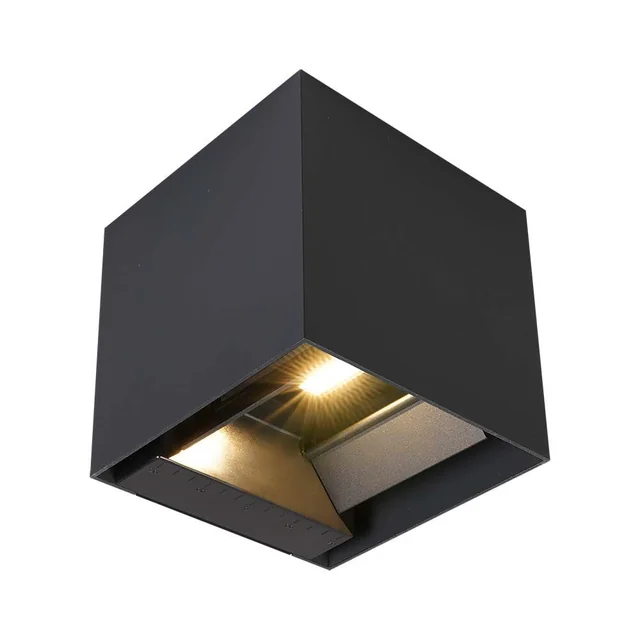 Luci solari - Luci solari da parete con sensore - IP65 - Nero - 860 Lumen - 3000K