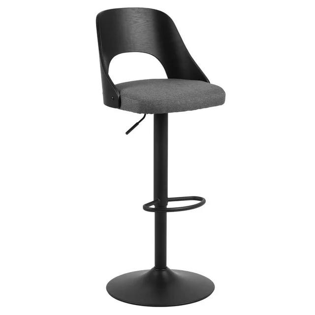 Lucy grey/black stool