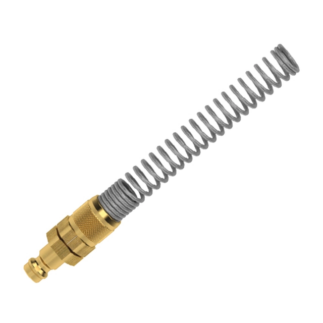 Lüdecke Nipple with screw connection, union nut 5 x 8 mm and spring