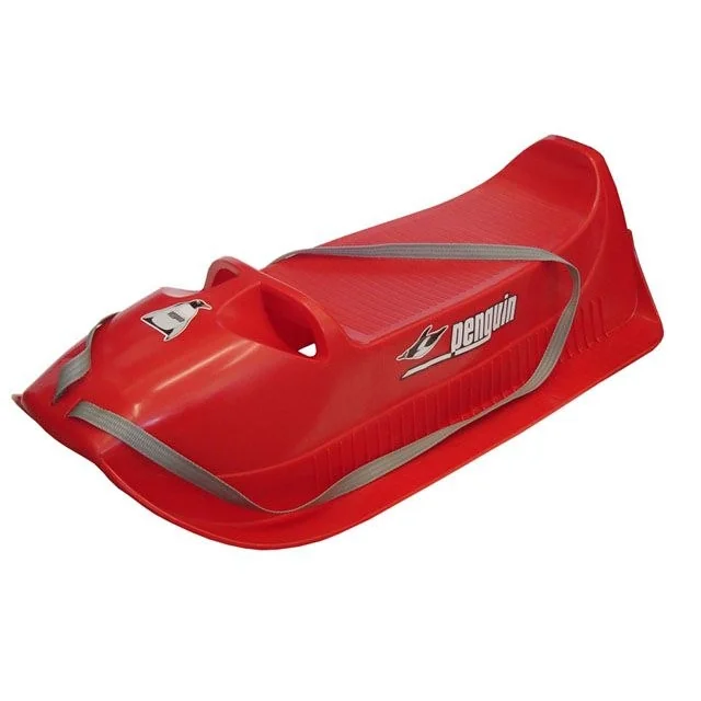 Luge en plastique Pinguin, Alfa - rouge