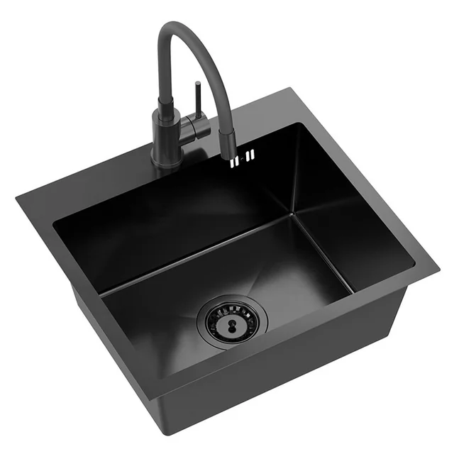 LUKE steel sink 100 Black