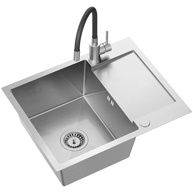 LUKE steel sink 116 Brushed nickel