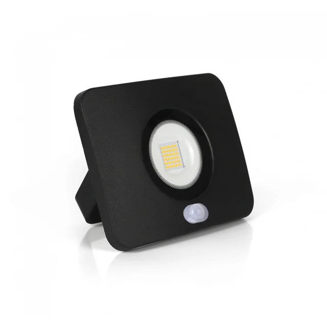 LUMAX SURFI LED-projektor med sensor 30W 3000K varmt ljus 2100lm 20.000 timmar A+ IP65