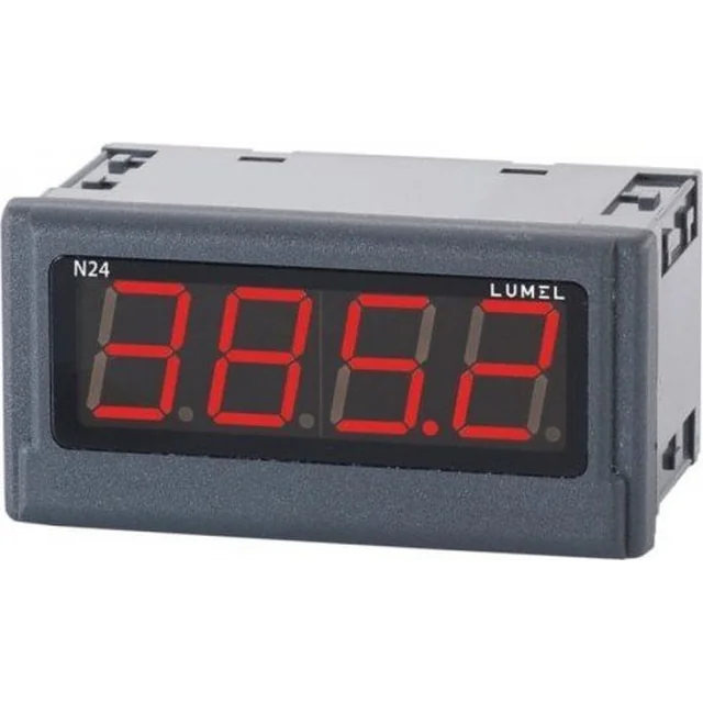 Lumel ampermeter 4 digitalni AC vhod 230V 0-5A enota A s certifikatom KJ N24 Z510300M1