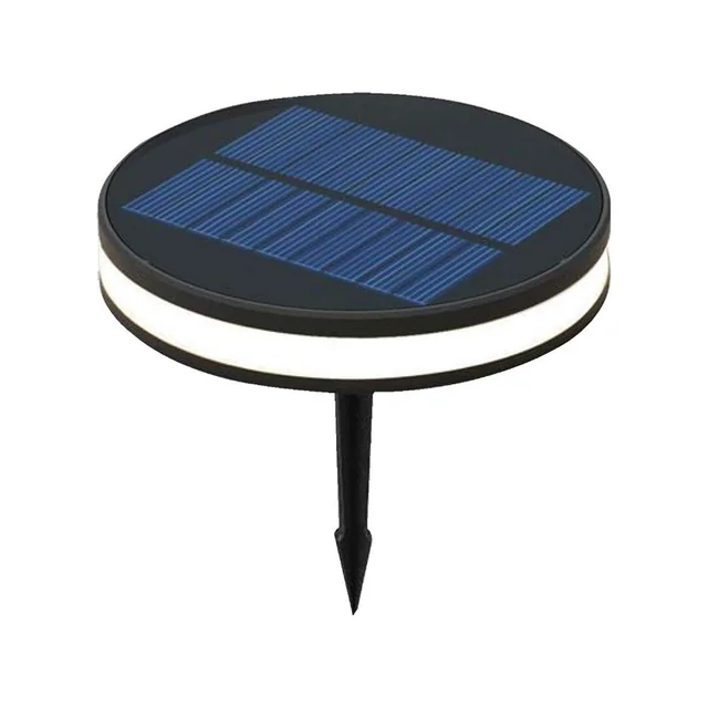 Lumină cu vârf solar - Negru - IP54 - 90 Lumeni - 3000K