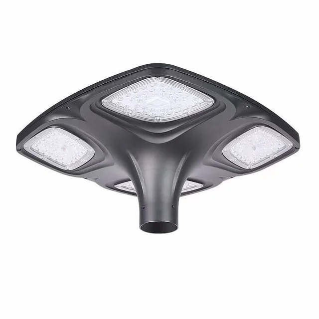 Lumină stradală solară SANKO în parcare LED P-09 (LED 20W panou 45W LiFePO4 45Ah)