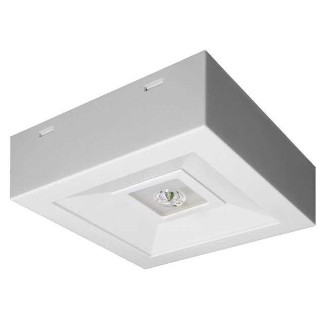 Luminaire LED LOVATO N ECO 3W (optique ouverte)1h mono-usage AT blanc Référence :LVNO/3W/E/1/SE/AT/WH