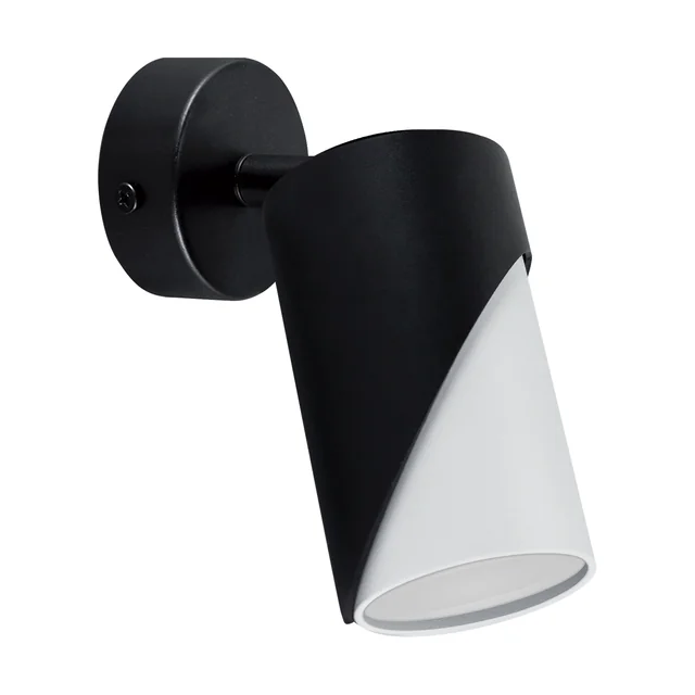 Luminaria de pared y techo ZEBRA SPT GU10 NEGRO/BLANCO