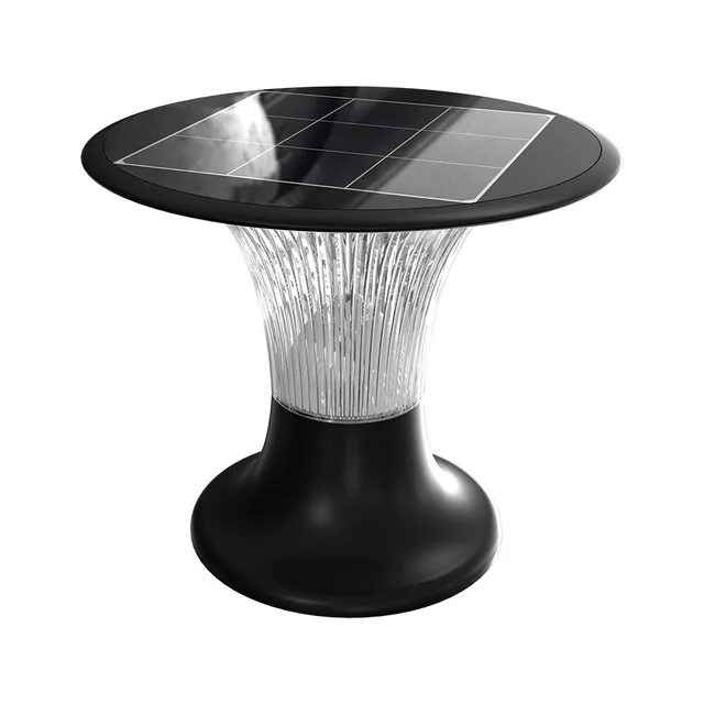 Lumini solare - Senzor de lumină stâlp - IP65 - Negru - 15 wați - 2200 Lumeni - 6000K+4000K - Nr. model: - VT-426-B