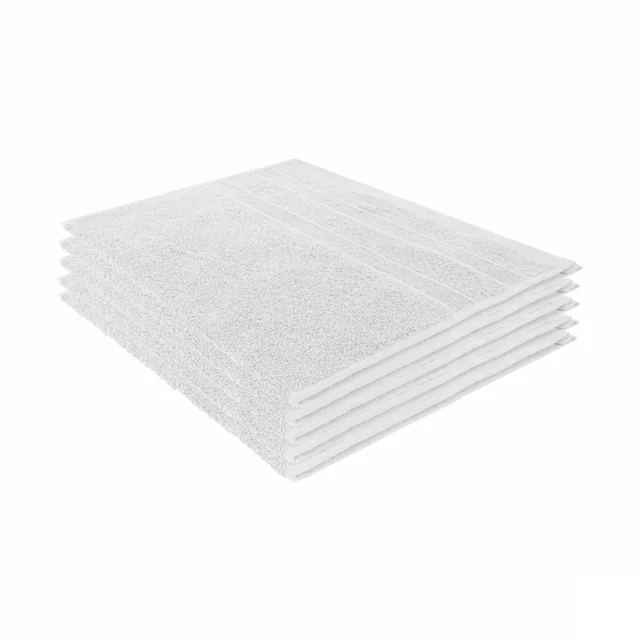 Luxe Hotel Gastendoek - Branco - 5 stuks - 30x50cm - 550 g/m2