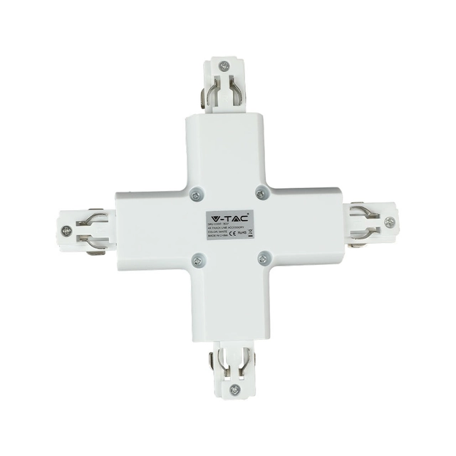 Luzes de trilho LED - Conector de trilho 4X - IP20 - Branco