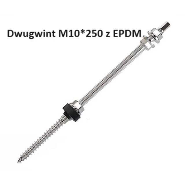 M10 * 200 EPDM dvojitý závit