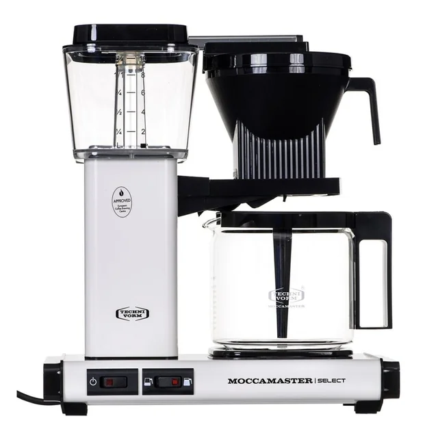 Macchina da caffè con filtro Moccamaster KBG SELECT Bianco Nero 1520 W 1,25 L