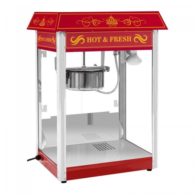 Macchina per i popcorn - rossa - design americano ROYAL CATERING 10010546 RCPS-16.3