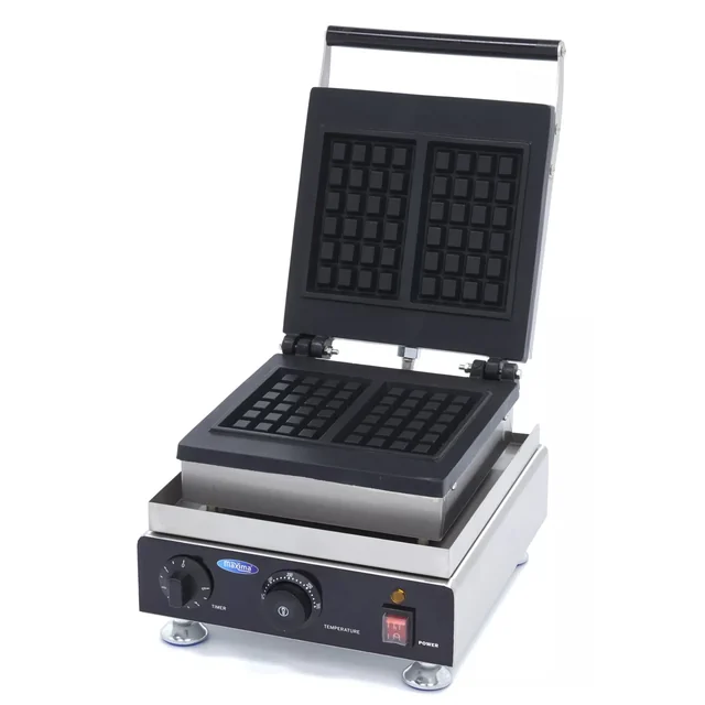 Macchina per waffle classica/Bruxelles con timer 1750W