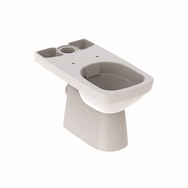 Maceta WC empotrable Geberit, Selnova Square, Rimfree