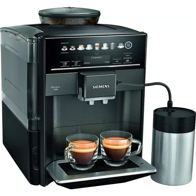 Machine à café super-automatique Siemens AG TE653M19RW Noir 1500 W 15 bar 300 g 1,7 L