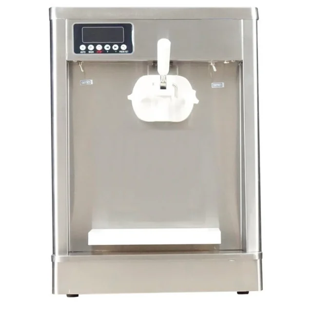 Machine à glace italienne RQM908S | 1 goût | réglable | refroidissement nocturne | pompe d'aération | 10 l
