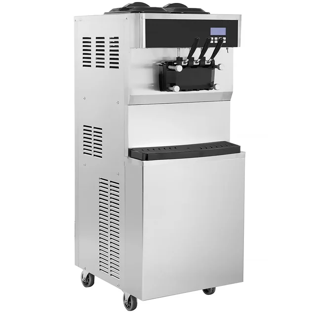 Machine à glace italienne RQMB40N | machine à glace molle | 2 saveurs + mélange | 2x10 l