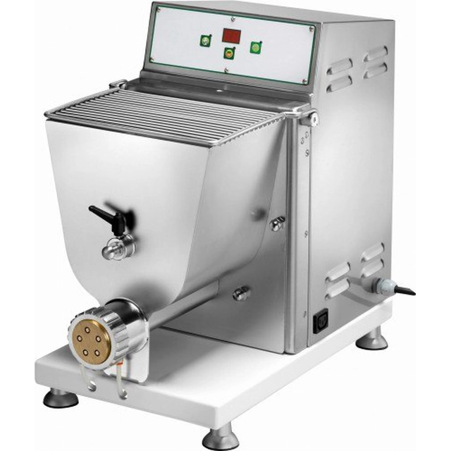 Machine à pâtes avec couteau | système de refroidissement par eau | 13 kg/h | entrée 3,5 kg de pâte | PF40E Qualité Resto