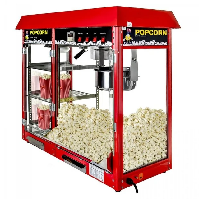 Machine à pop corn avec affichage chauffant Royal Catering RCPC-16E 1700W ROYAL CATERING 10010532 RCPC-16E