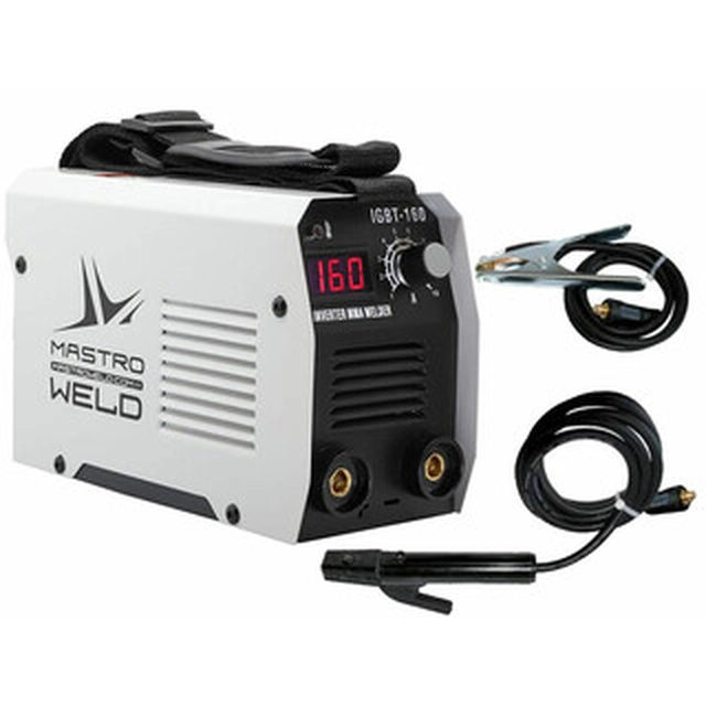 Machine à souder inverseur à électrode enrobée Mastroweld IGBT-160 20 - 160 A | 230 V