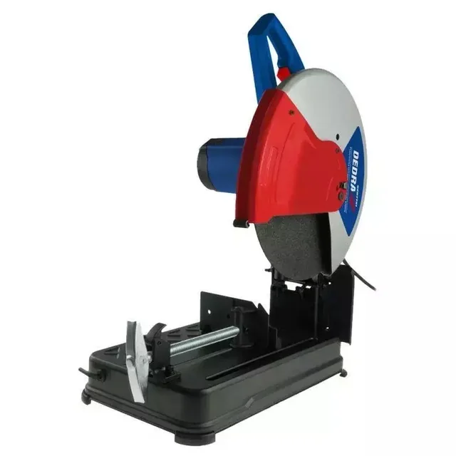 MACHINE DE COUPE À DISQUE D'ONGLET POUR MÉTAL, SCIE, SCIE À ONGLET DEDRA DED7781 PUISSANCE 2300W, BOUCLIER 355MM