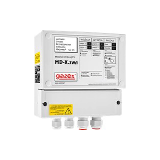 MAG, MD valve control module and power supply 12/24V, control of remote valves (2 out,2 input +2 closing control input)