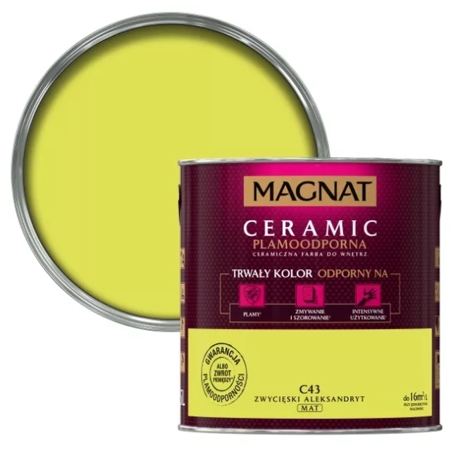 Magnat Κεραμικό κεραμικό χρώμα κερδίζοντας αλεξανδρίτη C43 2.5L