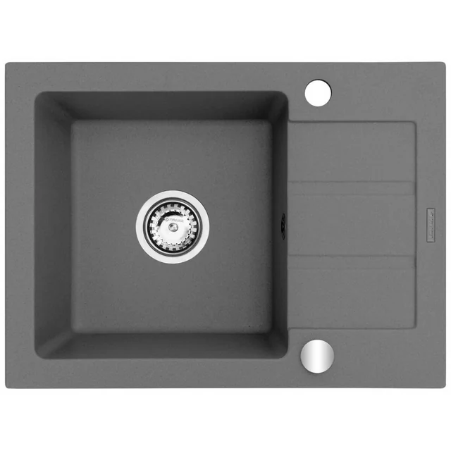 Maidsinks single bowl sink 62 x 44 cm Gray