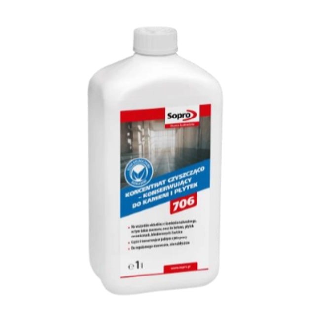 Maintenance and cleaning concentrate for natural stones NWP 706 Sopro 1 L