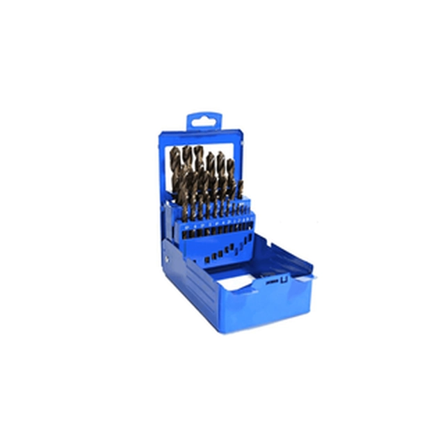 Makita 1-10 mm hSS Co set de burghie pentru metal 19 buc