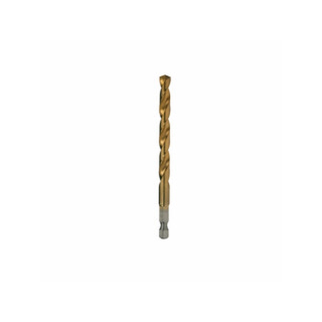 Makita 10 x 87 x 130 mm 1/4 Burghiu pentru metal cu soclu hexagonal HSS-TIN