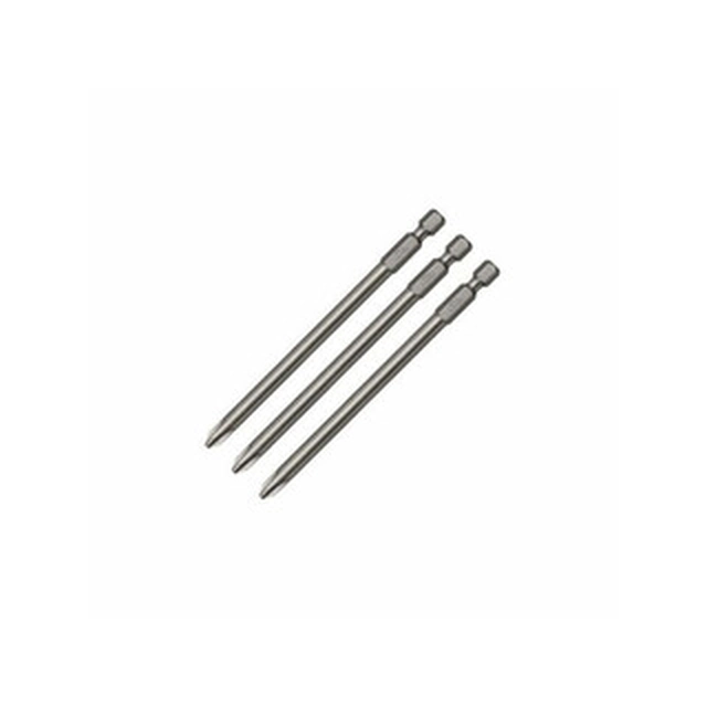 Makita 141 mm | PZ2 | 1/4 polegada pozidrive bit 10 pcs