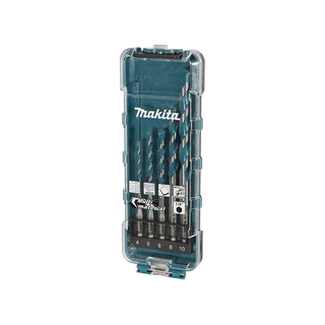 Makita 1/4inch TCT комплект свредла за дърво, метал, скали